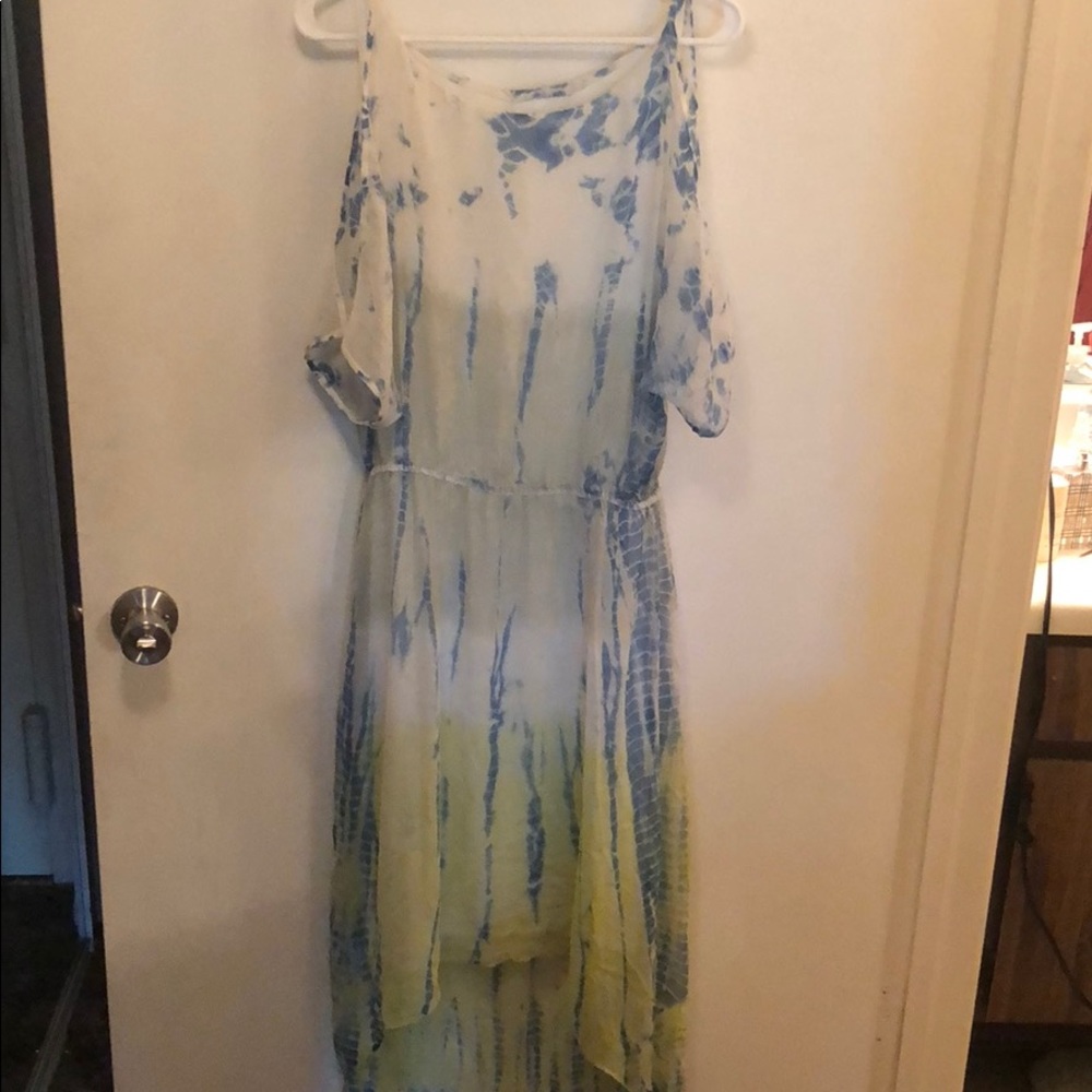 Tie dye hi low dresss